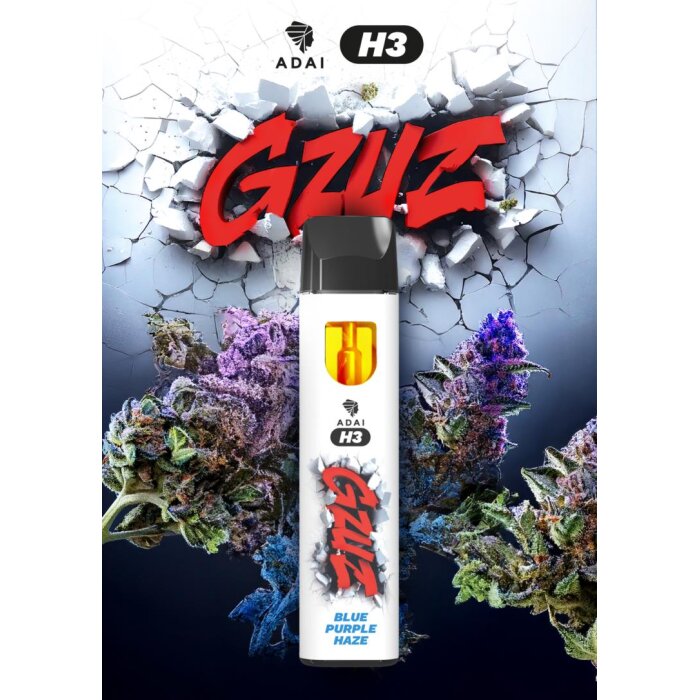 GZUZ H3 Superior Vape - Blue Purple Haze 1ml I 95% Blend