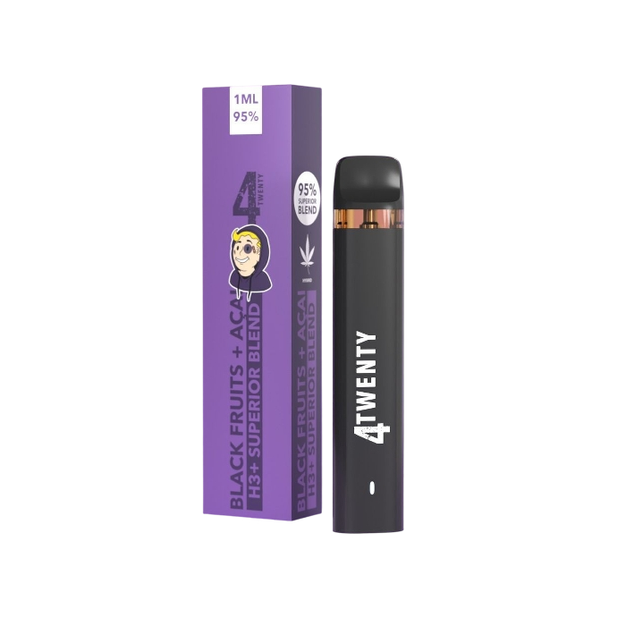4Twenty H3+ Superior Vape - Black Fruits Acai 1ml I 95% Blend
