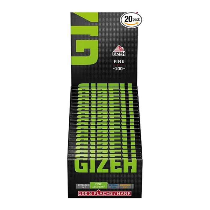 Gizeh Black Fine Magnet Drehpapier 1 Packung mit (20 Hefte a 100 Blatt)