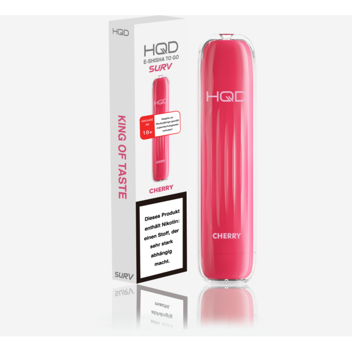 HQD Surv Einweg Vape - Cherry 2ml | 18mg/ml
