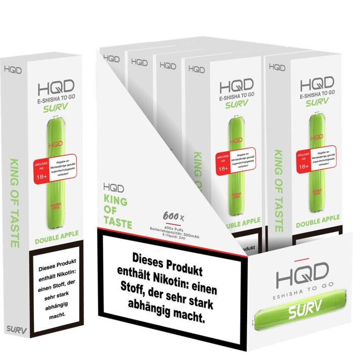 HQD Surv Einweg Vape - Double Apple 2ml | 18mg/ml
