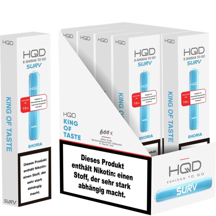 HQD Surv Einweg Vape - Shoria 2ml | 18mg/ml