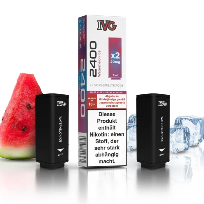 % IVG 2400 4POD Prefilled Pod - Watermelon Ice 2x2ml | 20mg/ml