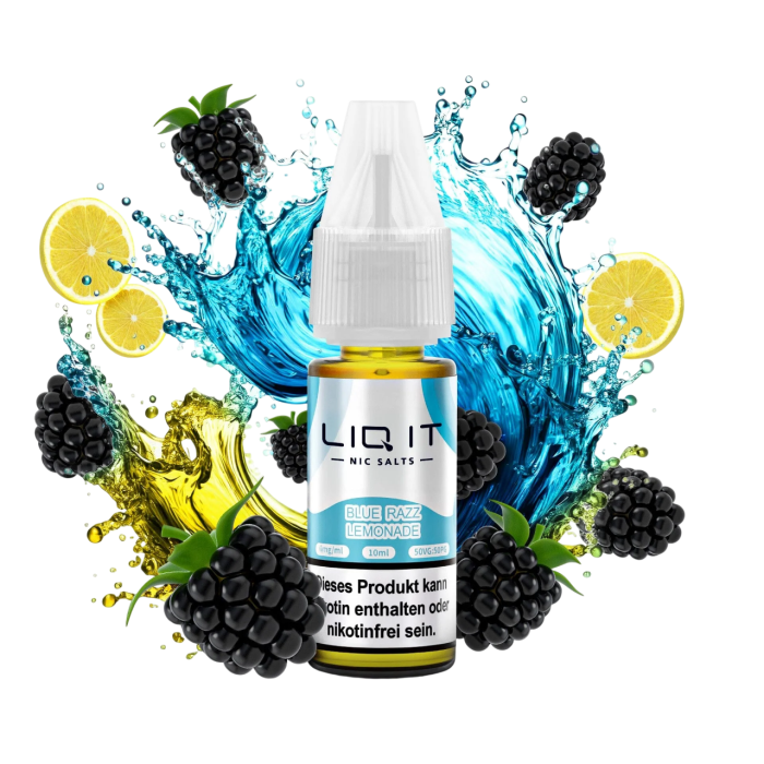 Liq It Liquid - Blue Razz Lemonade Nikotinsalz 10ml | 0mg/ml