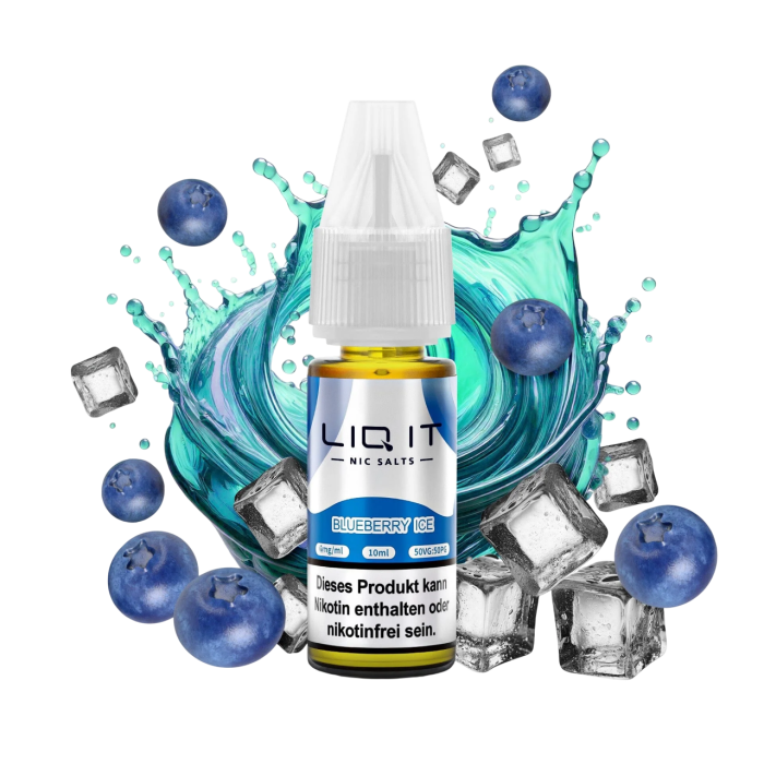 Liq It Liquid - Blueberry Ice Nikotinsalz 10ml | 20mg/ml