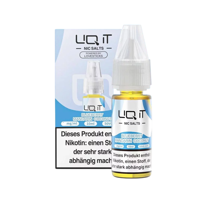 Liq It Liquid - Blueberry Mandarin Coconut Nikotinsalz 10ml | 0mg/ml