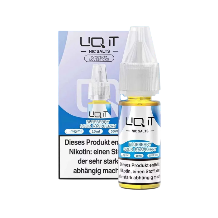 Liq It Liquid - Blueberry Sour Raspberry Nikotinsalz 10ml | 0mg/ml