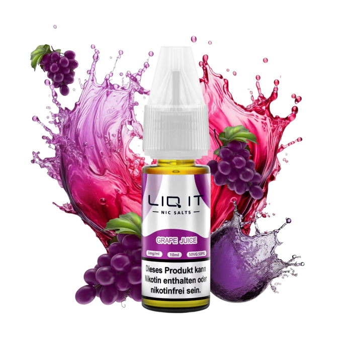 Liq It Liquid - Grape Juice Nikotinsalz 10ml | 0mg/ml