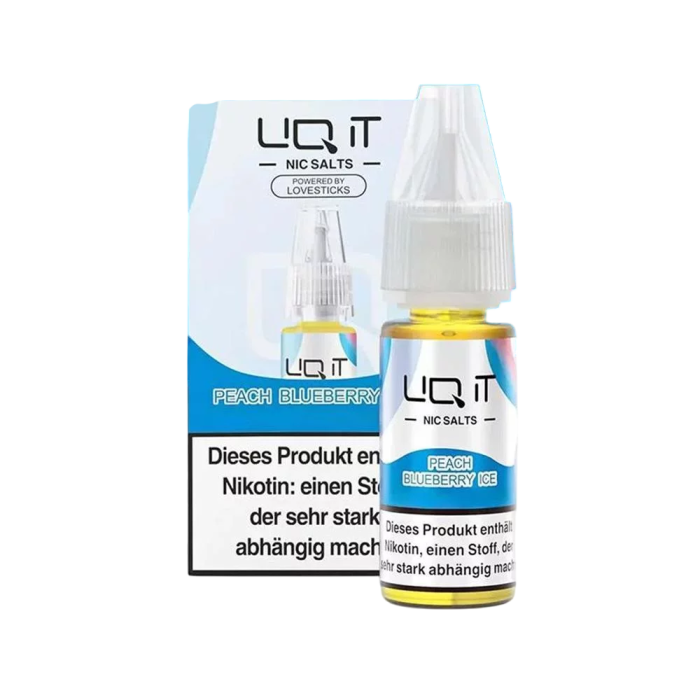 Liq It Liquid - Peach Blueberry Nikotinsalz 10ml | 12mg/ml