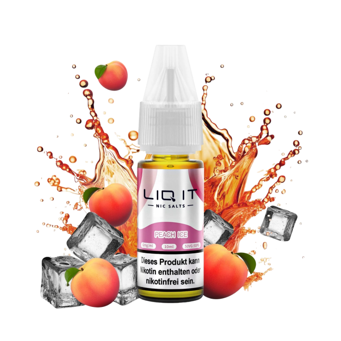 Liq It Liquid - Peach Ice Nikotinsalz 10ml | 0mg/ml