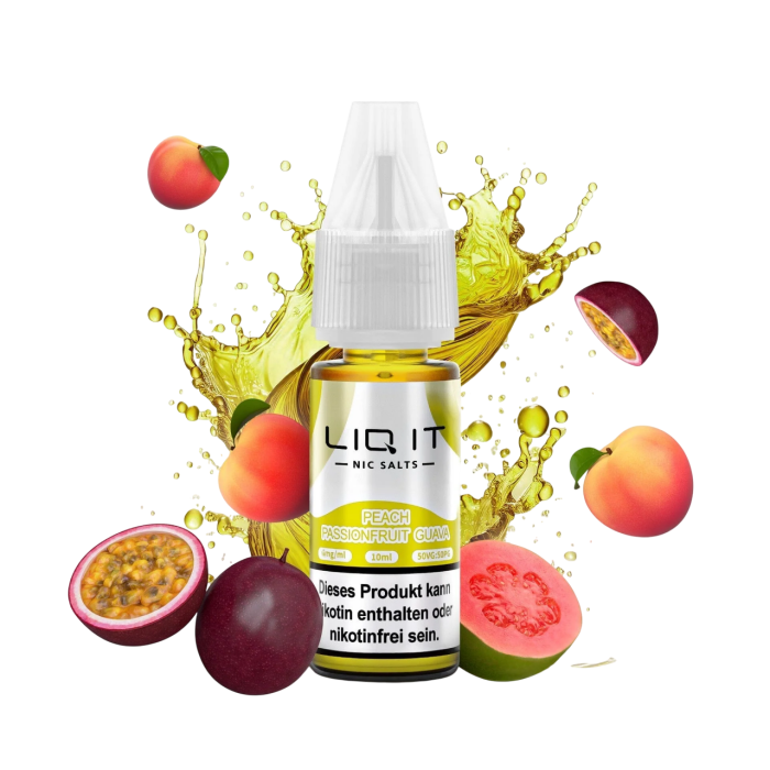 Liq It Liquid - Peach Passionfruit Guava Nikotinsalz 10ml | 20mg/ml