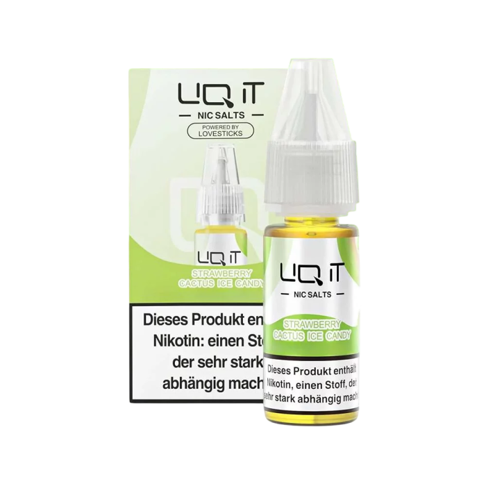 Liq It Liquid - Strawberry Cactus Candy Ice Nikotinsalz 10ml | 0mg/ml