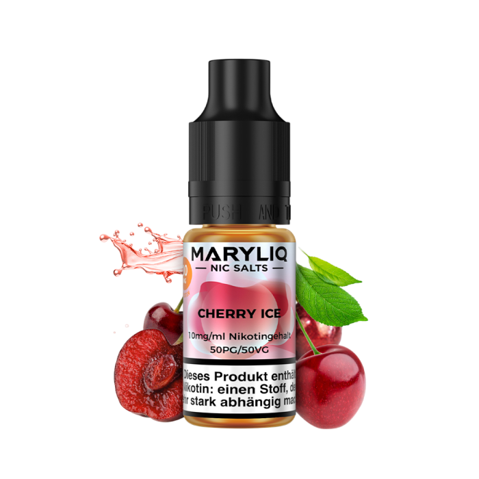 Maryliq Liquid by Lost Mary - Cherry Ice Nikotinsalz 10ml | 10mg/ml