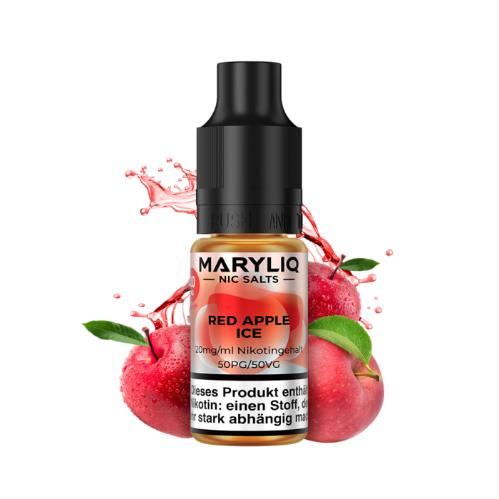 Maryliq Liquid by Lost Mary - Red Apple Ice Nikotinsalz 10ml | 20mg/ml