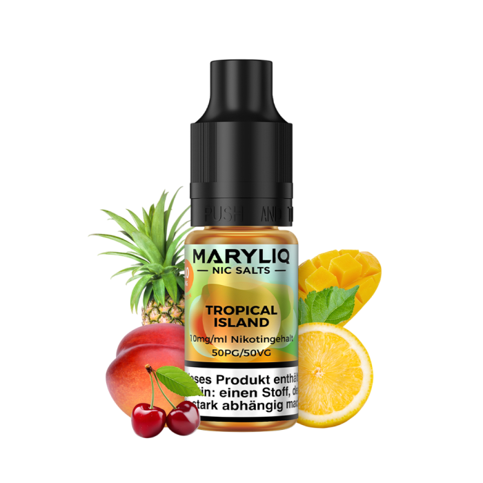 Maryliq Liquid by Lost Mary - Tropical Island Nikotinsalz 10ml | 10mg/ml