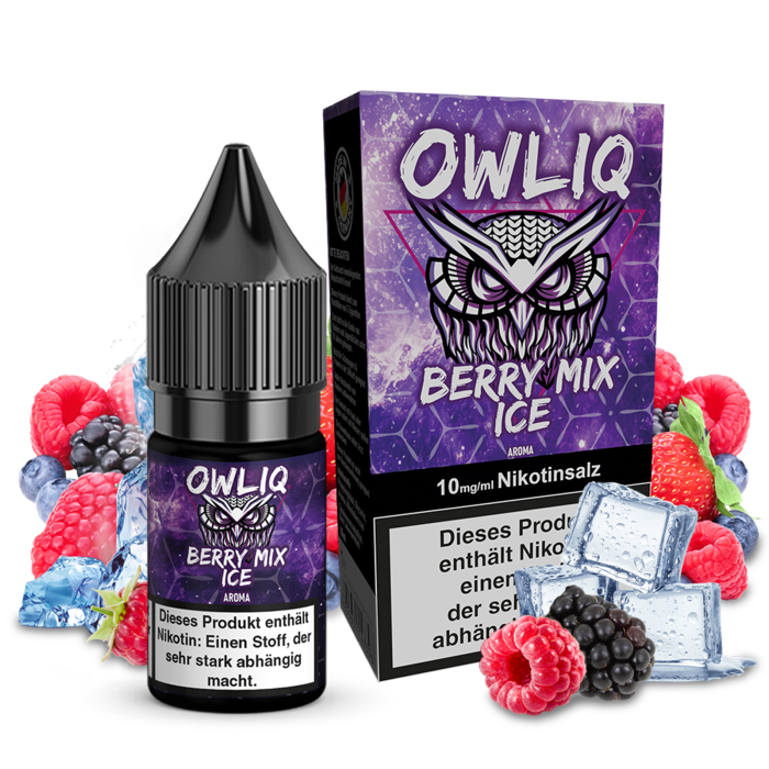 Owliq Liquid - Berry Mix Nikotinsalz 10ml | 10mg/ml