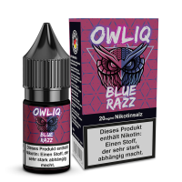 Owliq Liquid - Blue Razz Nikotinsalz 10ml | 20mg/ml
