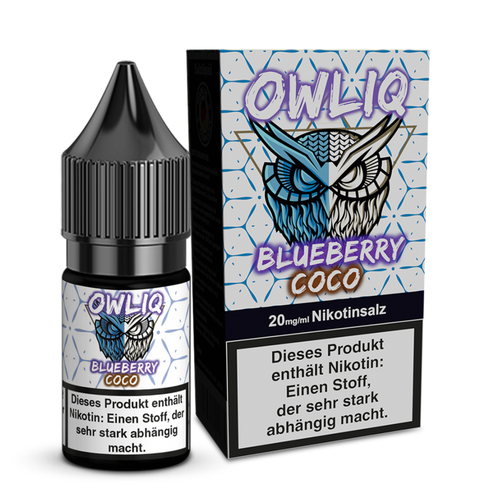 Owliq Liquid - Blueberry Coco Nikotinsalz 10ml | 20mg/ml