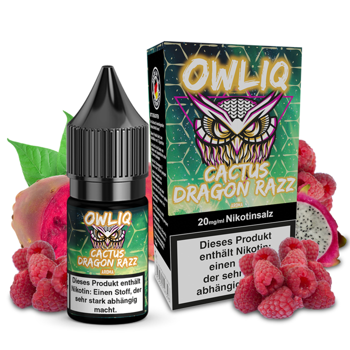 Owliq Liquid - Cactus Dragon Razz Nikotinsalz 10ml | 20mg/ml