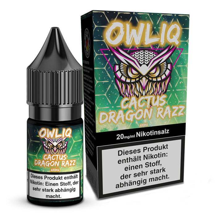 Owliq Liquid - Cactus Dragon Razz Nikotinsalz 10ml | 20mg/ml