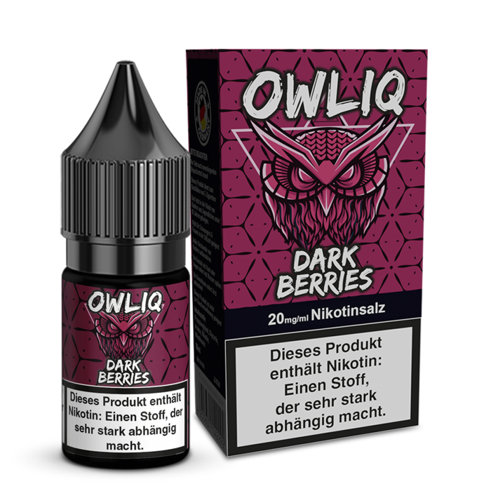 Owliq Liquid - Dark Berries Nikotinsalz 10ml | 20mg/ml
