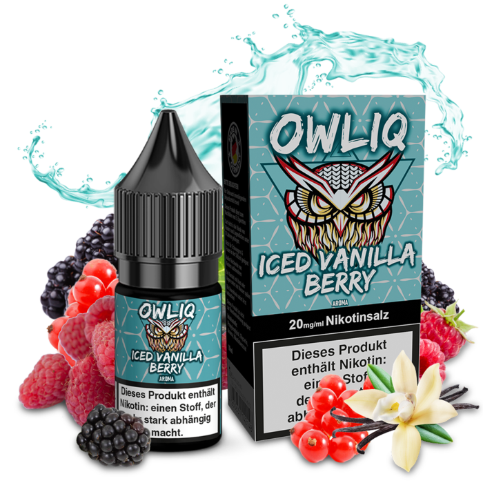 Owliq Liquid - Iced Vanilla Berry Nikotinsalz 10ml | 20mg/ml