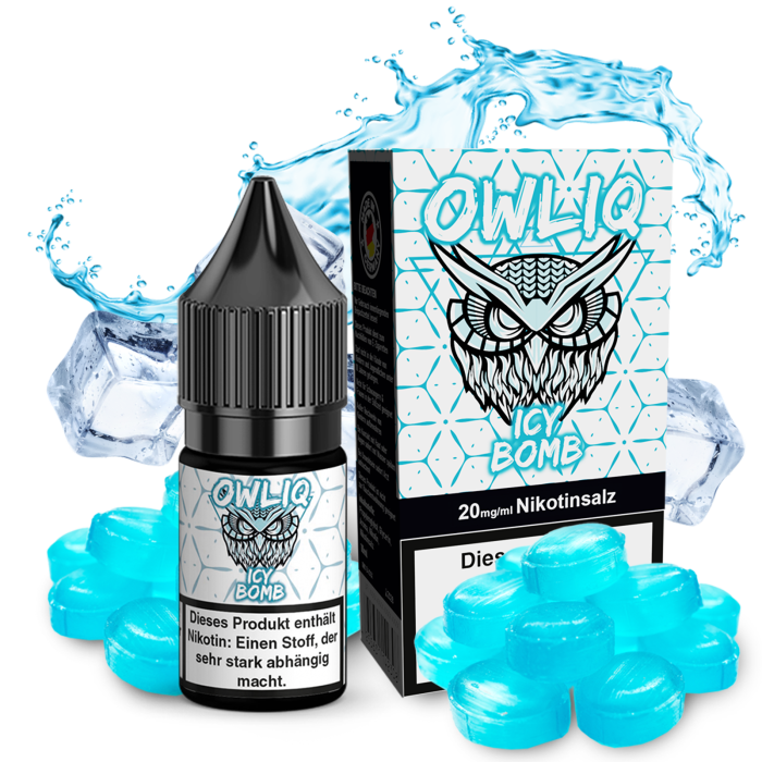 Owliq Liquid - Icy Bomb Nikotinsalz 10ml | 20mg/ml