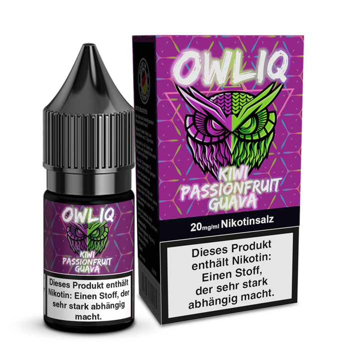 Owliq Liquid - Kiwi Passionfruit Guava Nikotinsalz 10ml | 10mg/ml