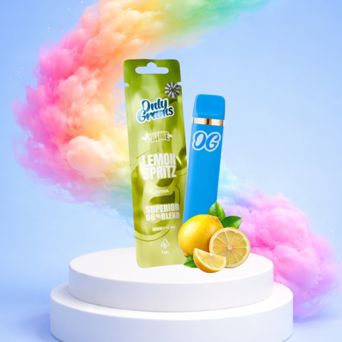 OnlyGrams Superior Vape - Lemon Spritz 1ml I 96% Blend Sativa