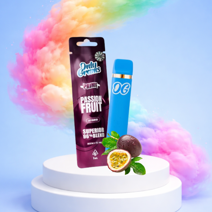 OnlyGrams Superior Vape - Passionfruit 1ml I 96% Blend Hybrid