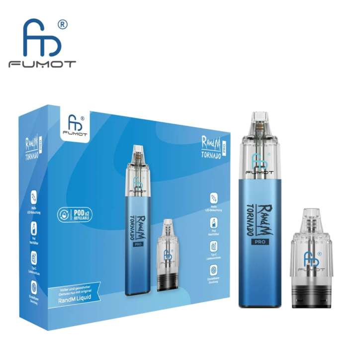 RandM Tornado Podkit - Blue inkl. 2x Leerpods | 600mAh