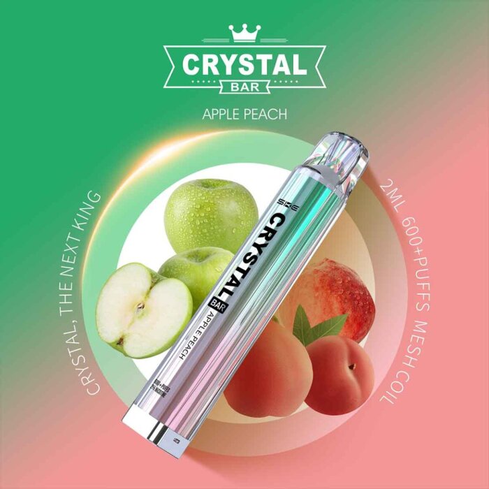 SKE Crystal Einweg Vape - Apple Peach 2ml | 20mg/ml