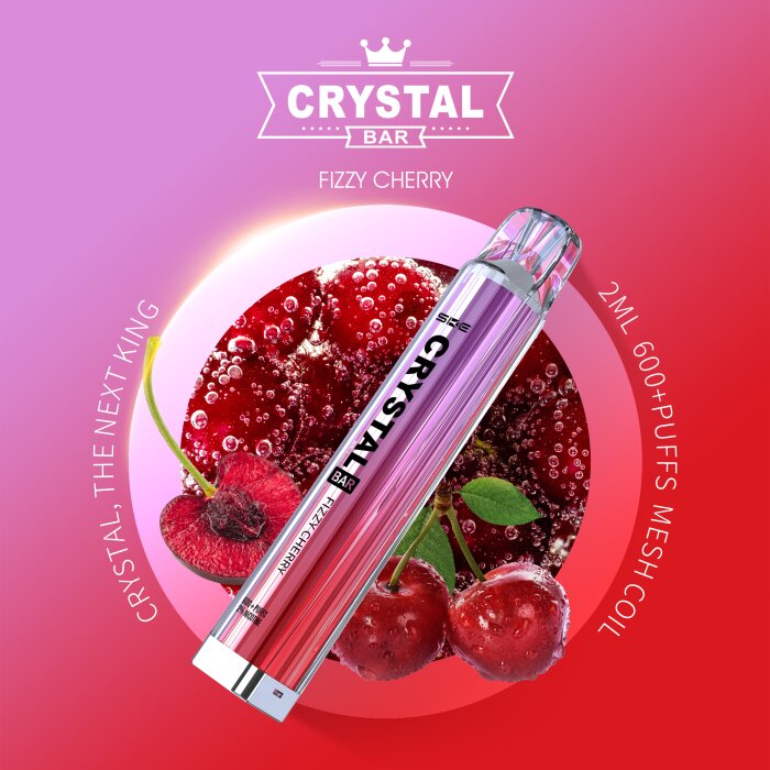 SKE Crystal Einweg Vape - Fizzy Cherry 2ml | 20mg/ml