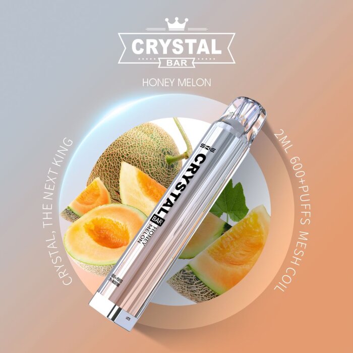 SKE Crystal Einweg Vape - Honey Melon 2ml | 20mg/ml