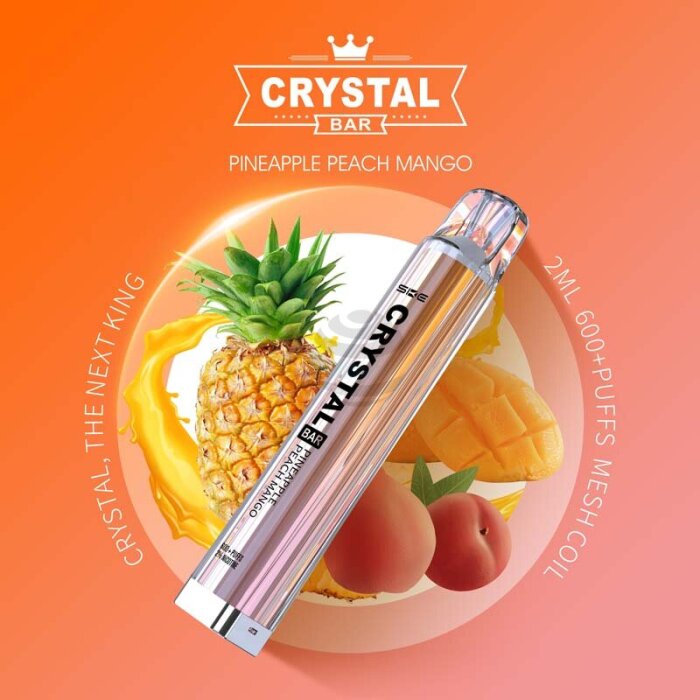 SKE Crystal Einweg Vape - Pineapple Peach Mango 2ml | 20mg/ml