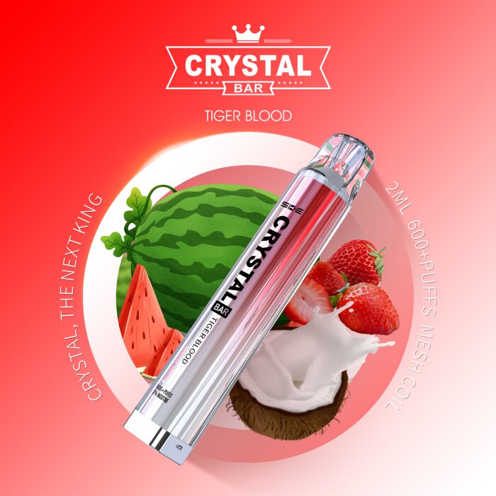 SKE Crystal Einweg Vape - Tiger Blood 2ml | 20mg/ml