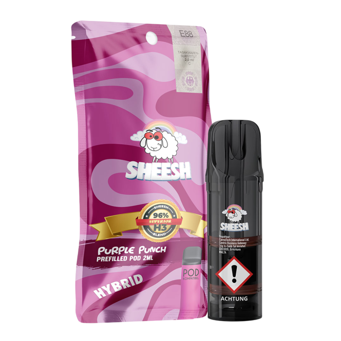Sheesh H2 Superior Pod - Purple Punch 2ml | 96% Blend Hybrid