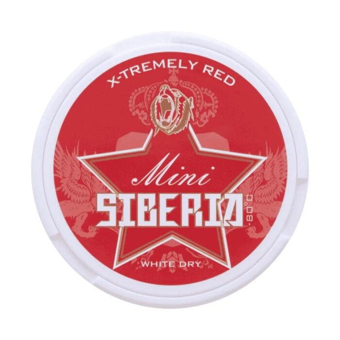 Siberia 80° Kautabak - Red Mini Extremely Strong White Dry | 43mg/g