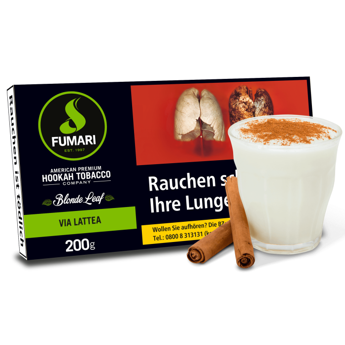 Fumari Shishatabak - Via Lattea / Cinnamon Latte / Sahlep 200g