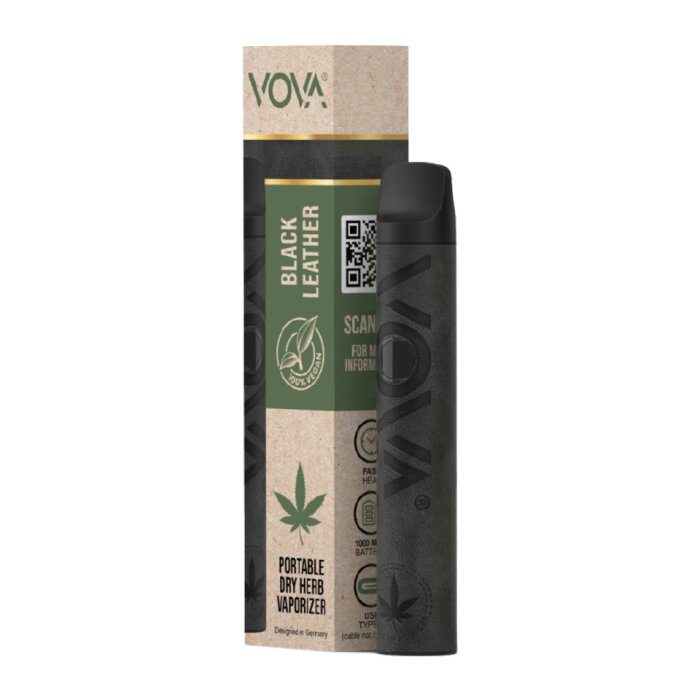 Vova Volks Vaporizer - Black Leather