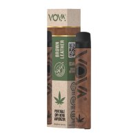 % Vova Volks Vaporizer - Brown Leather