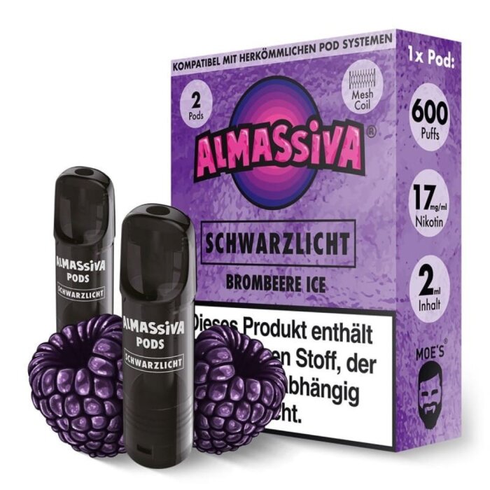 Al Massiva Prefilled Pod - Schwarzlicht 2x2ml | 17mg/ml