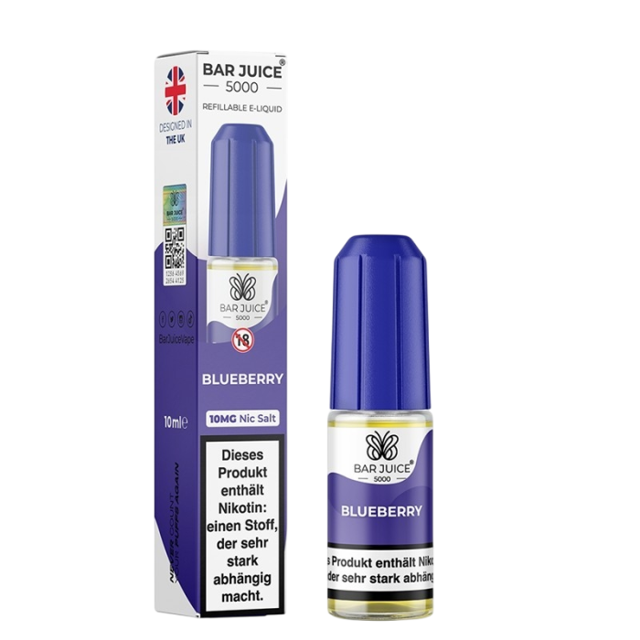 Bar Juice Liquid - Blueberry Nikotinsalz 10ml | 10mg/ml