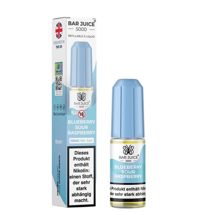Bar Juice Liquid - Blueberry Sour Raspberry Nikotinsalz 10ml | 10mg/ml