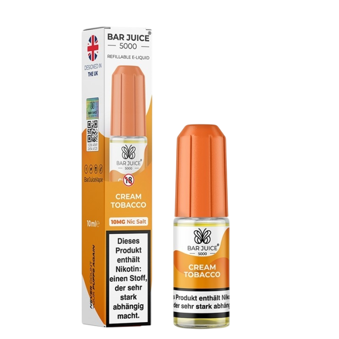 Bar Juice Liquid - Cream Tobacco Nikotinsalz 10ml | 10mg/ml