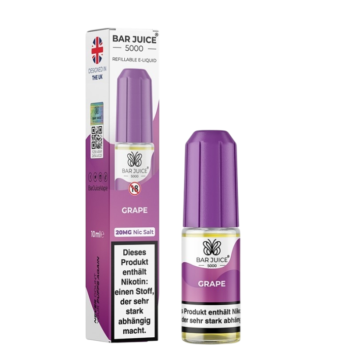 Bar Juice Liquid - Grape Nikotinsalz 10ml | 20mg/ml
