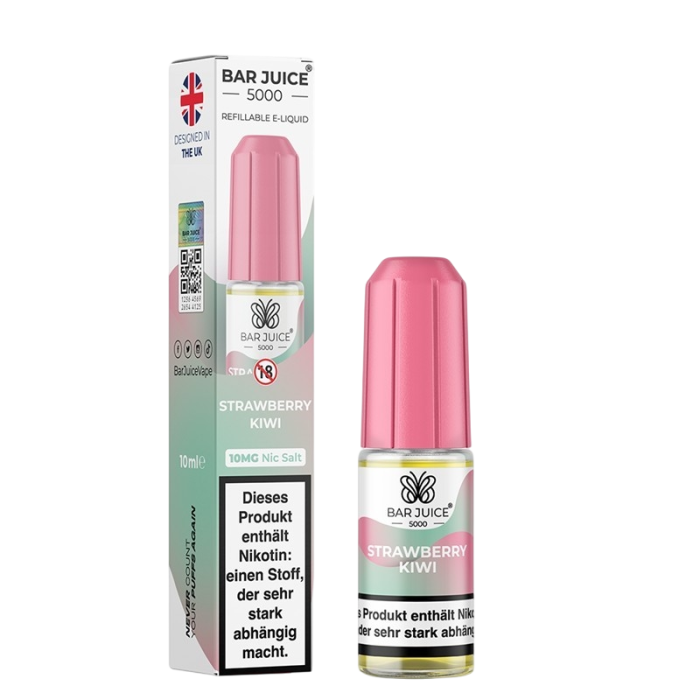 Bar Juice Liquid - Strawberry Kiwi Nikotinsalz 10ml | 10mg/ml