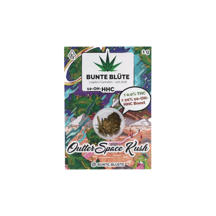 Bunte Blüte CBD-Blüte - Outter Space Kush 1g
