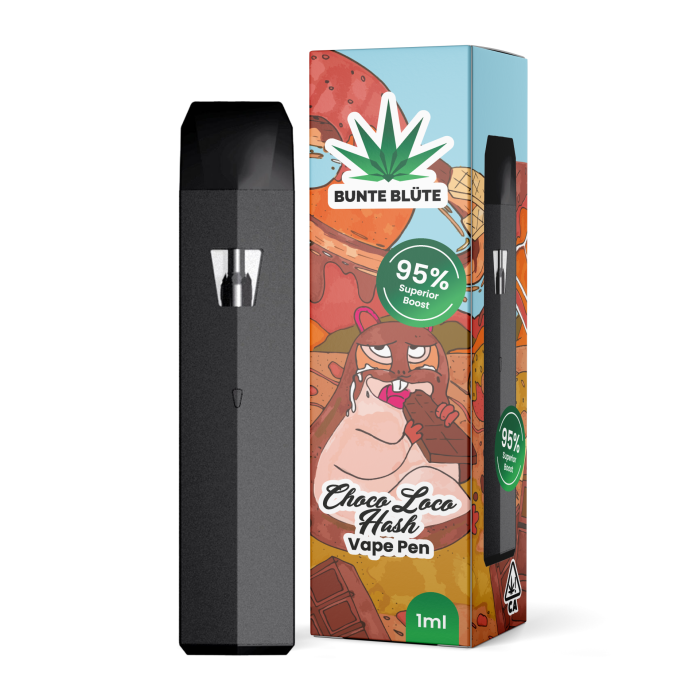 Bunte Blüte Superior Vape - Choco Loco Hash 1ml I 95% Boost