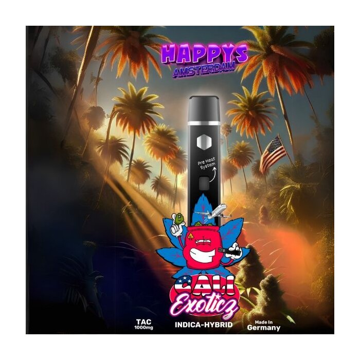 Happy´s Amsterdam TAC Vape - Cali Exotic 1ml I 95%